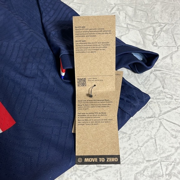 PSG Paris Saint Germain Nike Vapor Match Jersey DJ7649-411 NEW medium men’s - Picture 9 of 12